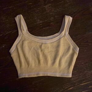 Knitted crop top